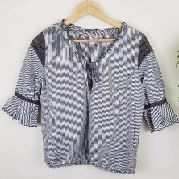 Free People Tops - SOLD Free People | peplum summer blouse